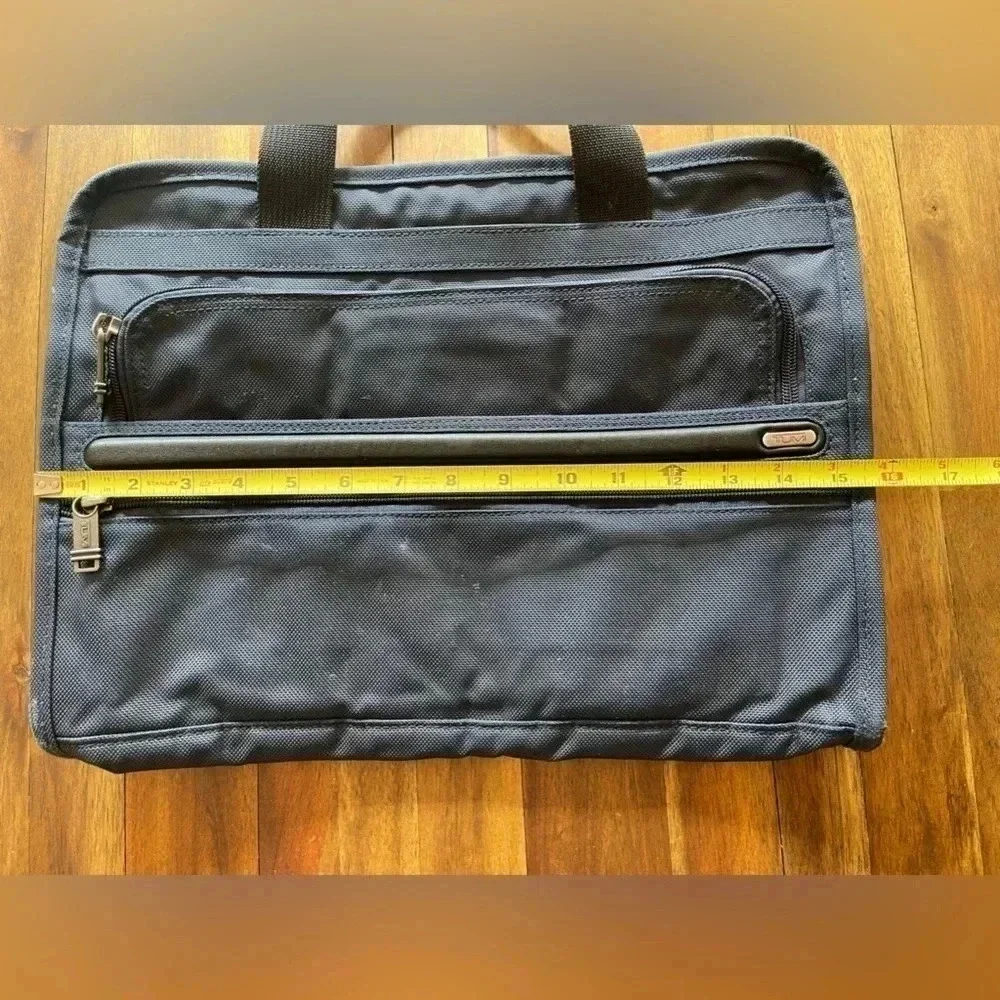 Tumi lap top blue briefcase 15”